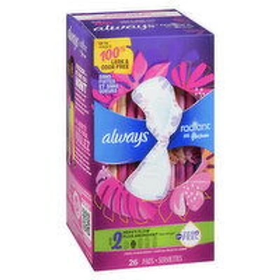 Always - always Radiant FlexFoam 26PK, 26 Each