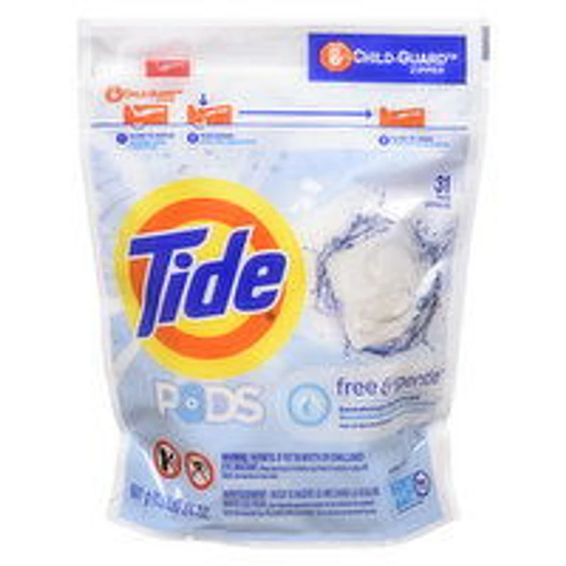 Tide - Tide Pods Free And Gentle, 31 Each