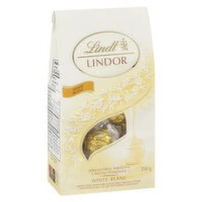 Lindt - Lindor Bag White CHOCOLATE, 150 Gram