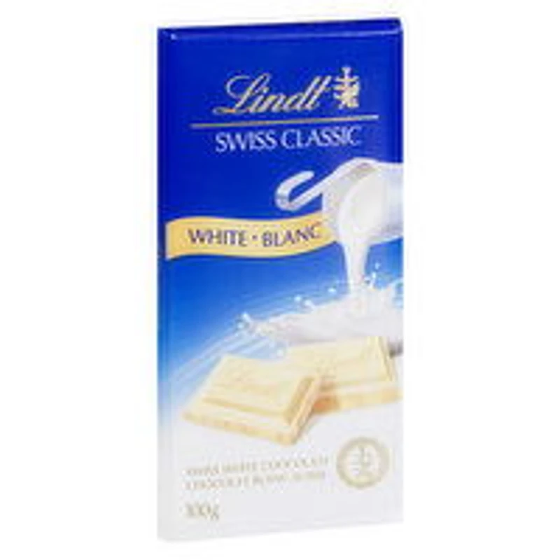 Lindt - Swiss Classic White Chocolate Bar, 100 Gram
