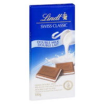 Lindt - Lndt Swss Clssc Br Dbl Mlk, 100 Gram