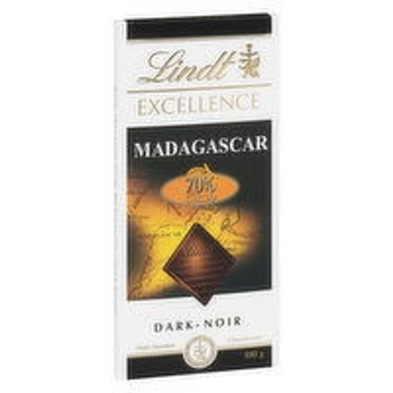 Lindt - Excellence Madagascar Dark 70% Cacao, 100 Gram