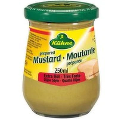 KUHNE - Prepared Mustard - Extra Hot, 250 Millilitre