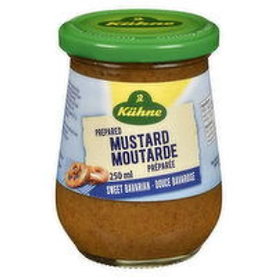KUHNE - Prepared Mustard - Sweet Bavarian, 250 Millilitre
