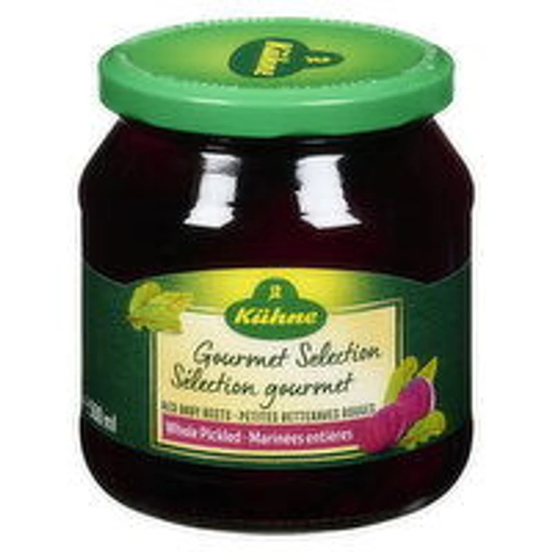 KUHNE - Gourmet Selections Red Baby Beets - Whole Pickled, 500 Millilitre