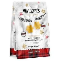 Walker's - Mini Festive Shortbread Stars, 125 Gram