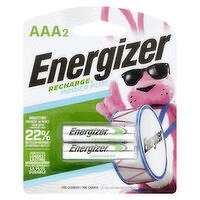 Energizer - Recharge Power Plus AAA2 Batteries, 2 Each