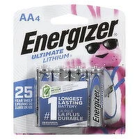Energizer - Ultimate Lithium Batteries - AA, 4 Each