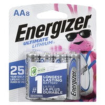 Energizer - Ultimate Lithium AA8, 8 Each