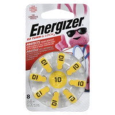 Energizer - Hearing Aid Batteries Long Tabs, 8 Each