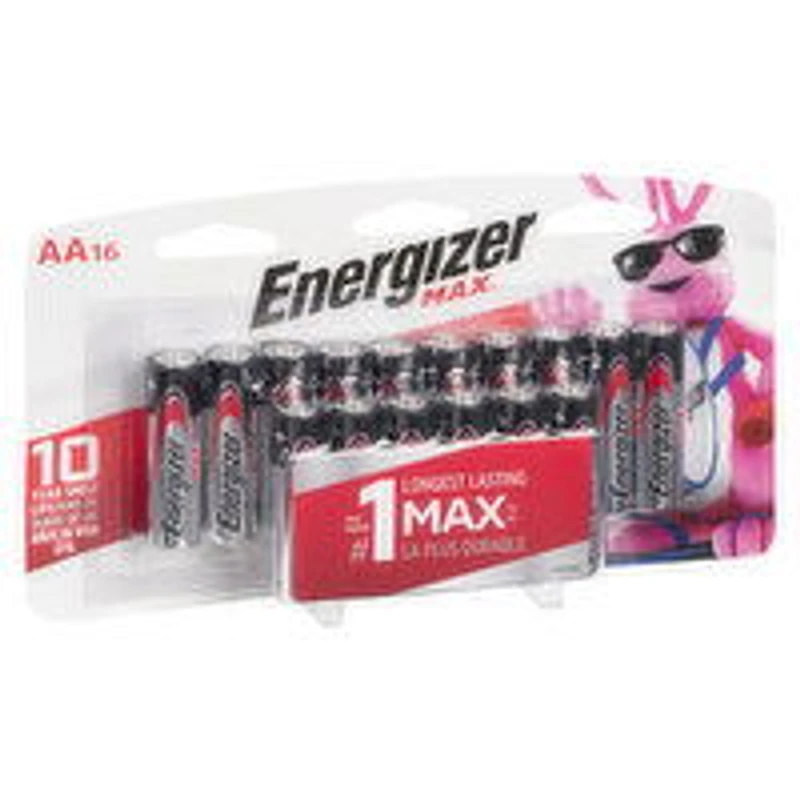 Energizer - Batteries Max AA16, 16 Each