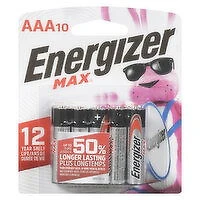 Energizer - Max Batteries AAA10, 10 Each