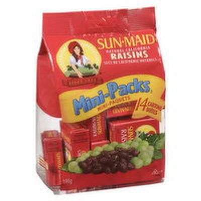 Sun-Maid - Raisins - MIni Packs, 196 Gram
