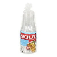 SOLO - Clear Plastic Cups 18oz, 28 Each
