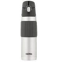 Thermos - Stainless Steel Black Water Bottle, 530 Millilitre