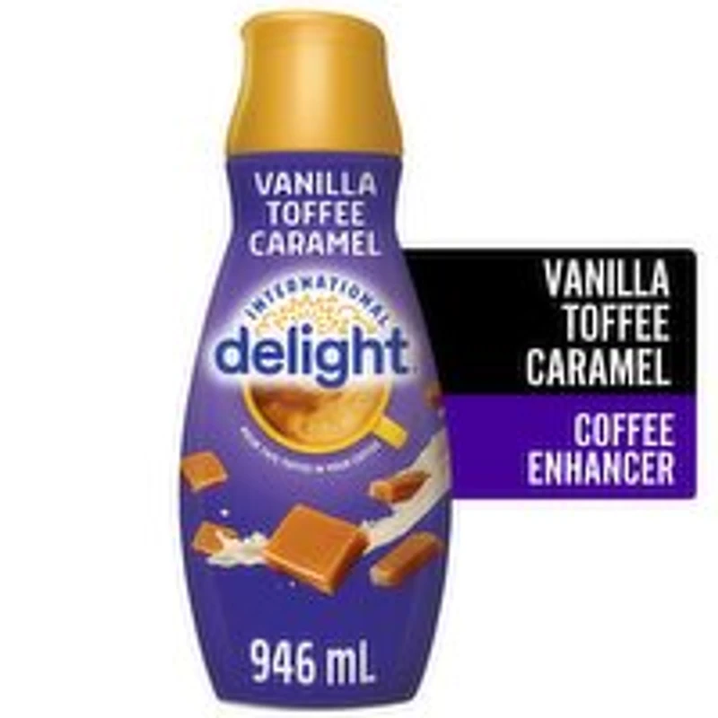 International Delight - Vanilla Toffee Caramel Coffee Creamer, 946 Millilitre