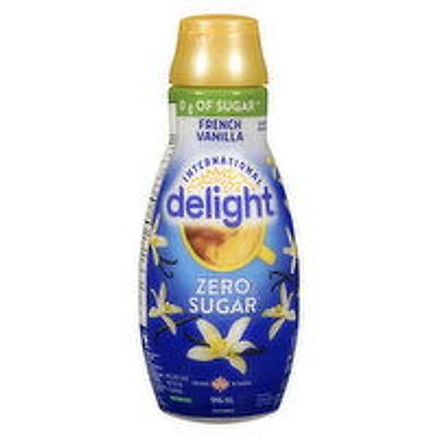 International Delight - French Vanilla Zero Sugar Coffee Creamer, 946 Millilitre