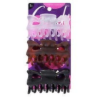 Goody - Large Bowtie Claw Clip - 3 Pack, 1 Each
