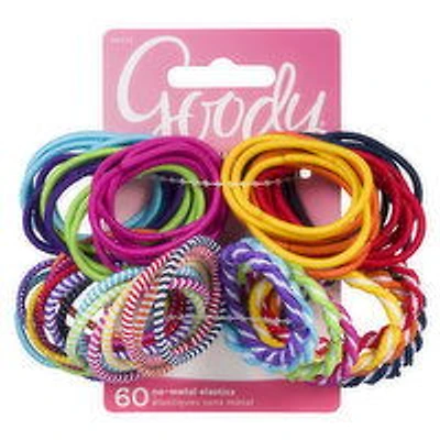 Goody - Ouchless Value Pack Elastics, 60 Each