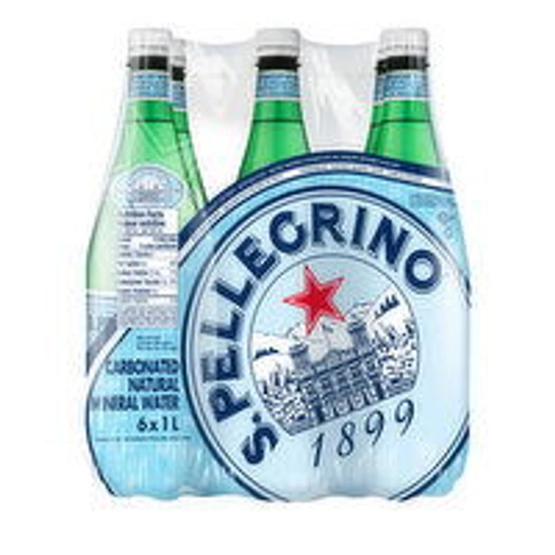 San Pellegrino - Carbonated Natural Mineral Water, 6 Each