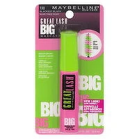 Maybelline - Great Last Big Mascara - Blackest Black, 1 Each