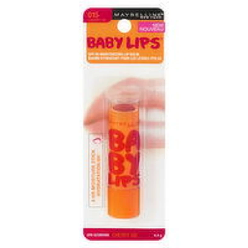 Maybelline - Baby Lips SPF 20 Moisturizing Lip Balm Cherry Me, 4 Gram