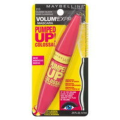 Maybelline - Volum'Express Pumped Up! Colossal Mascara- Classic Black, 9.5 Millilitre