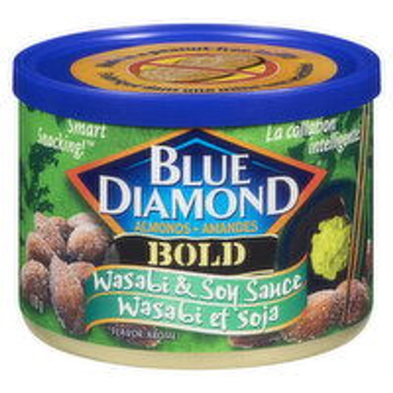 Blue Diamond - Bold Almonds, Wasabi & Soy Sauce Flavour, 170 Gram