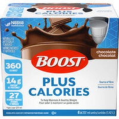 Boost - Nutritional Supplement Plus Calories - Chocolate, 6 Each