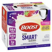 Nestle - Diabetic Nutritional Supplement - Strawberry, 6 Each