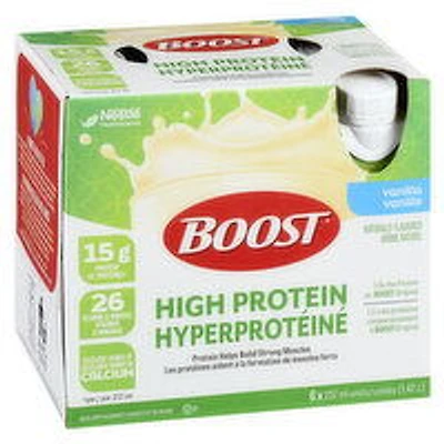 Boost - Nutritional Supplement High Protein - Vanilla, 6 Each