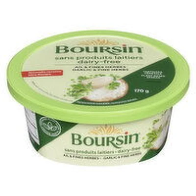 Boursin - Boursin Dairy Free Garlic Herb, 170 Gram