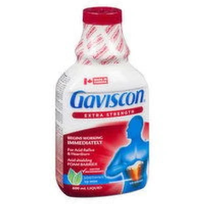 Gaviscon - Extra Strength Liquid Icy Mint, 600 Millilitre