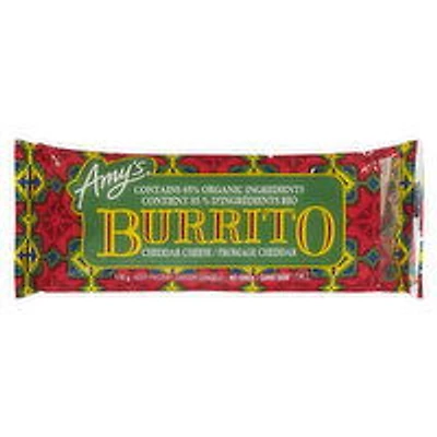 AMY'S - Burrito Cheddar Cheese, 170 Gram