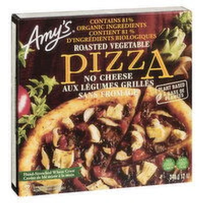 AMY'S - Roasted Vegetable Pizza No Cheese, 340 Gram