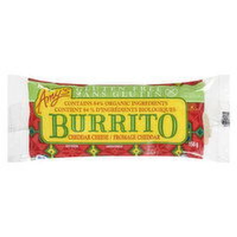 Amy's - Cheddar Cheese Burrito GF, 156 Gram