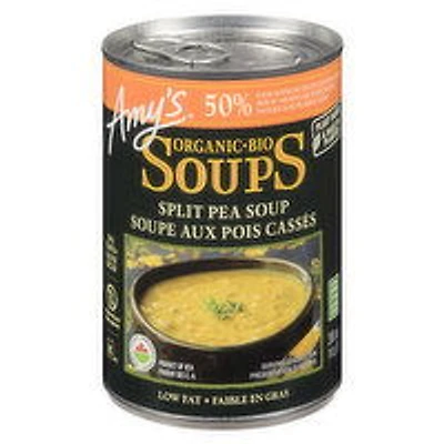 AMY'S - Organic Low Sodium Split Pea Soup, 398 Millilitre