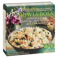 AMY'S - Organic Bowls 3 Cheese & Kale Bake, 241 Gram