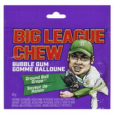 Big League Chew - Bubble Gum Grape, 60 Gram
