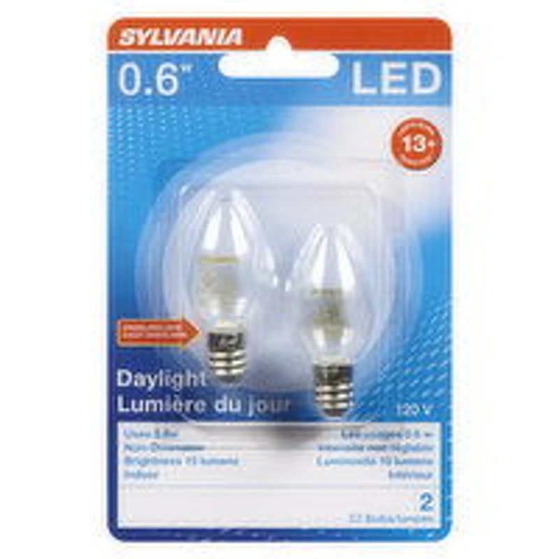 Sylvania - LED Night Light Bulb Replacement, 2 Each