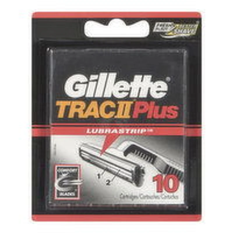 Gillette - Trac2 Plus Razor Blades, 10 Each