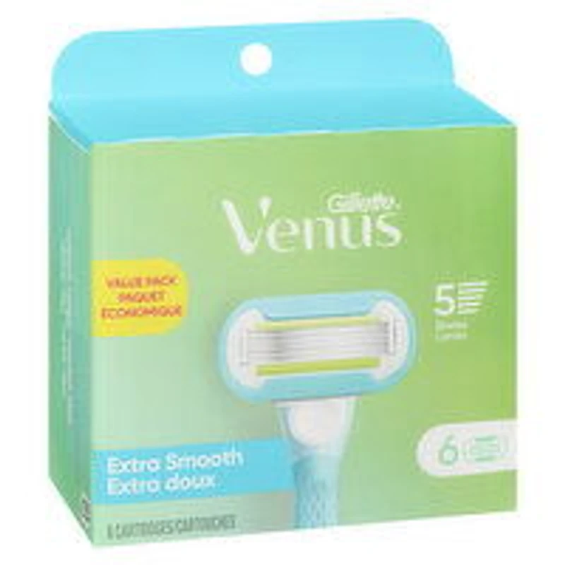 Gillette - Venus Extra Smooth Cartridge, 6 Each