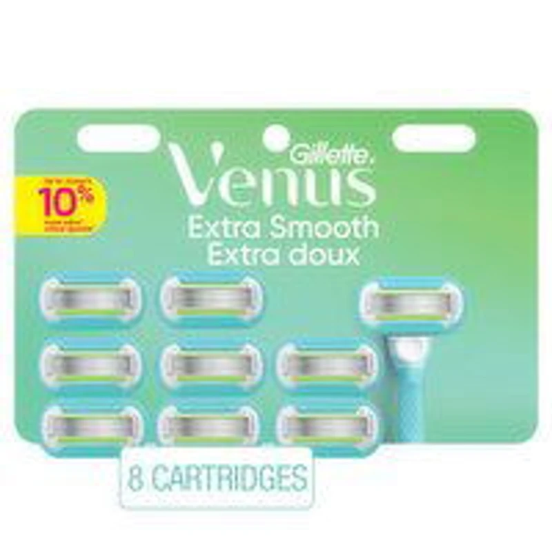 Venus - Extra Smooth 5Blade Refill, 8 Each