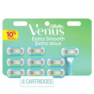 Venus - Extra Smooth 5Blade Refill, 8 Each