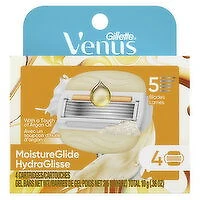 Venus - Moisture Glide 4CT Cart, 4 Each