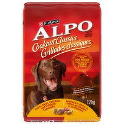 Purina - Alpo Cookout Classics Pork, Beef, Chicken & Veggie Flavours, Dry Dog Food, 7.2 Kilogram