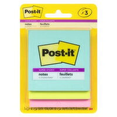 Post-it - Super Sticky Notes Supernova, 3 Each