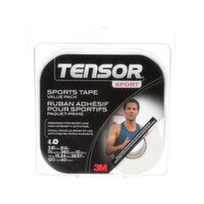Tensor - Tensor Sports Tape White  1.5in, 4 Each