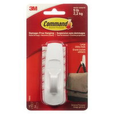 Command - Adhesive Hook - Large, 1 Each