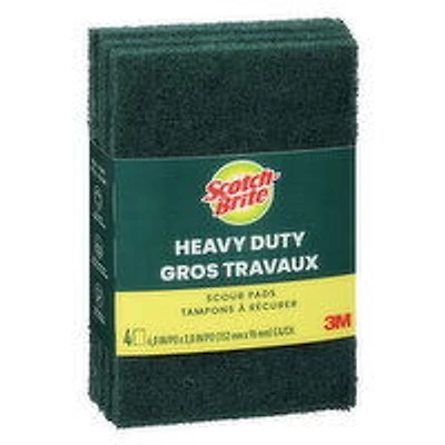 Scotch-Brite - Heavy Duty Scour Pads, 4 Each